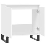 vidaXL Armoire de salle de bain blanc 58x33x60 cm bois d'ingénierie