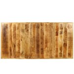 vidaXL Table à manger Bois de manguier brut 180 cm