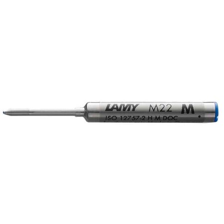 Mine compacte M22 pour stylo à bille  blister  bleu LAMY