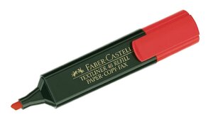 Surligneur 'TEXTLINER 48 Refill' rouge fluo FABER-CASTELL