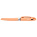 Feutre plume tradio trj97 encre noire corps pastel orange x 12 pentel
