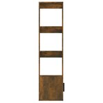 vidaXL Buffet Chêne fumé 80x30x119 5 cm Bois d'ingénierie