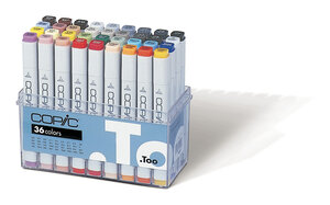 Set 36 marqueurs Manga Copic Marker