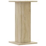vidaXL Supports pour plantes 2 Pièces chêne sonoma bois d'ingénierie