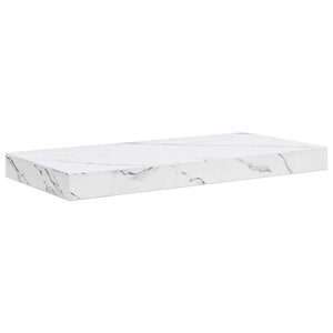 vidaXL Étagère Murale Marbre blanc 50 x 23 x 4 cm Bois d'ingénierie