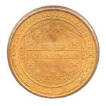 Mini médaille monnaie de paris 2009 - cité de carcassonne (la porte d’aude)