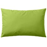 vidaXL Oreiller d'extérieur 4 Pièces 60 x 40 cm Vert pomme