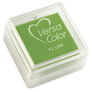 Tampon encreur "Versacolor" vert poison 2 5x2 5 cm