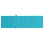 vidaXL Coussin de chaise longue turquoise tissu oxford