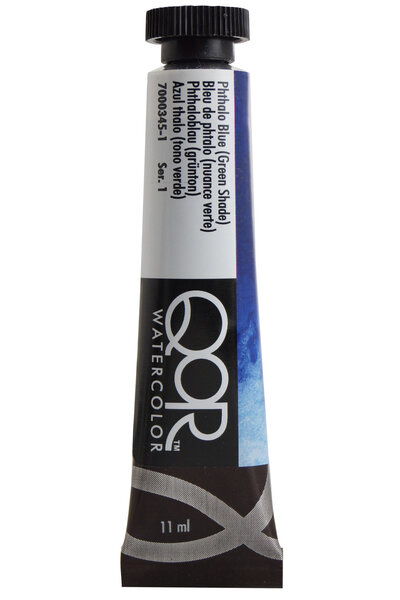 Aquarelle EF QoR 11ml Bleu de phtalo (nuance verte) S1