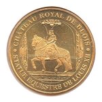 Mini médaille monnaie de paris 2007 - château royal de blois (statue équestre de louis xii)
