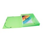 Boite De Classement Exabox Dos 40mm Polypropylène Crystal Colours - A4 - Couleurs Assorties - X 8 - Exacompta