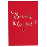 Carte souris à la vie lettres dorées - draeger paris