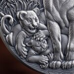 Pièce de monnaie en Argent 2000 Francs g 62.2 (2 oz) Millésime 2024 Circle of Life GRACE OF LIONESS