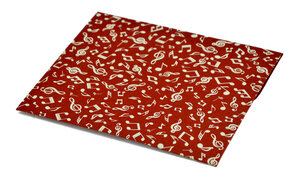 PAPERTREE AMADEUS Lot de 5 Enveloppes 18x15 CD Rouge