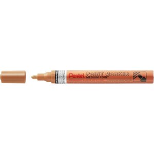Marqueur peinture paint marker  pointe moyenne  bronze pentel