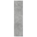 vidaXL Armoire d'angle Gris béton 33x33x132 cm Bois d’ingénierie