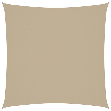 vidaXL Parasol en tissu oxford carré 3 6 x 3 6 m beige