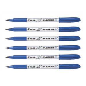 Marqueur CD-DVD Begreen Pointe Moyenne Bleu x 6 PILOT