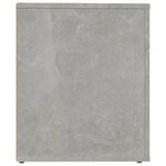 vidaXL Tables de chevet 2 Pièces Gris béton 50x39x47 cm