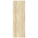 vidaXL Buffet chêne sonoma 30x41x124 cm bois d'ingénierie