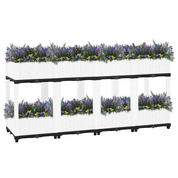 vidaXL Lit surélevé 160x40x71 cm Polypropylène