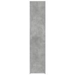 vidaXL Buffet haut gris béton 40x42 5x185 cm bois d'ingénierie
