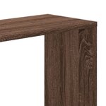 vidaXL Bibliothèque 5 niveaux chêne marron bois ingénierie