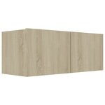 vidaXL Ensemble de meubles TV 4 Pièces Chêne sonoma Bois d'ingénierie