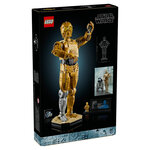 Set Collector LEGO Star Wars C-3PO™ - Détails Complexes et Support Inclus