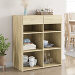 vidaXL Buffet chêne sonoma 80x42 5x93 cm bois d'ingénierie