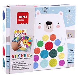 creez avec des stickers box ours