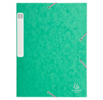 Boite de classement livrée à plat Cartobox Dos 25mm Carte lustrée Vert EXACOMPTA