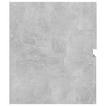 vidaXL Armoire d'évier Gris béton 60x38 5x45 cm Aggloméré