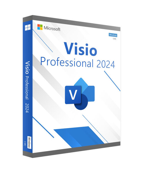 Microsoft Visio 2024 Professionnel (bind) - Clé licence à télécharger
