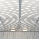 vidaXL Abri de jardin 257x580x181 cm Métal Marron