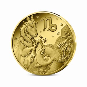 Signes astros - Capricorne Monnaie de 5€ 1/2g or
