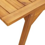vidaXL Ensemble à manger de jardin 3 Pièces Bois d'acacia solide