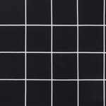 vidaXL Coussin de palette motif à carreaux noir 60x60x8 cm