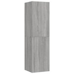 vidaXL Meubles TV muraux 2 Pièces Sonoma gris 30 5x30x110 cm