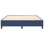vidaXL Cadre de lit Bleu 180 x 200 cm Tissu