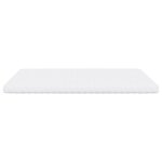 vidaXL Matelas en mousse blanc 180x200 cm 7 zones dureté 20 ILD