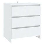 vidaXL Buffet Blanc 70x41x75 cm Bois d'ingénierie
