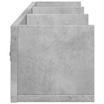 vidaXL Armoire murale gris béton 75x18x16 5 cm bois d'ingénierie