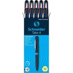 Stylo à bille Take 4 bleu Épaisseurs de trait M x 10 SCHNEIDER