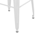 vidaXL Ensemble de bar 5 Pièces Blanc