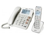 Téléphone senior amplidect combi 295 avec combiné additionnel geemarc