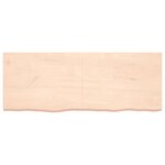 vidaXL Étagère murale 160x60x(2-6) cm bois de chêne massif non traité