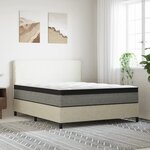 vidaXL Matelas à ressorts ensachés dureté moyenne 160x200 cm