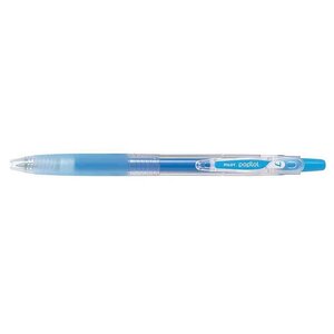 Roller rétractable encre gel pop'lol pointe 0 7 trait 0 4 mm turquoise pilot
